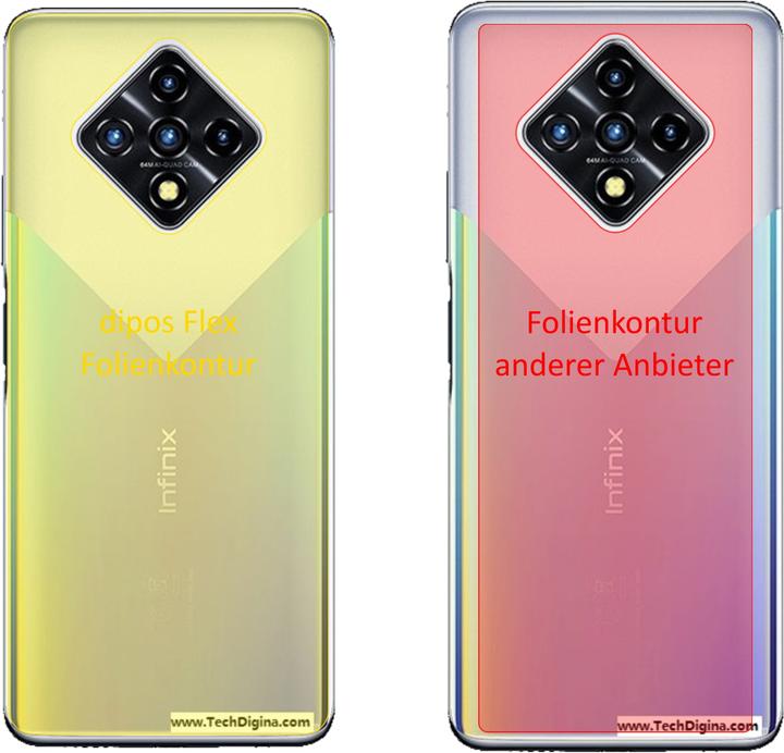 Actual product image Dipos Screen Protector Full-Cover 3D (2 Piece, Infinix Zero 8)