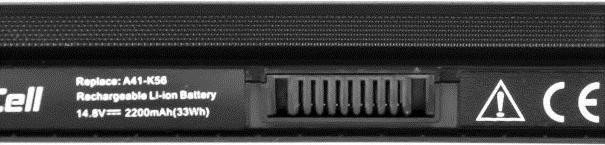 Image du produit Green Cell A42-K56 (4 cellules, 2200 mAh)