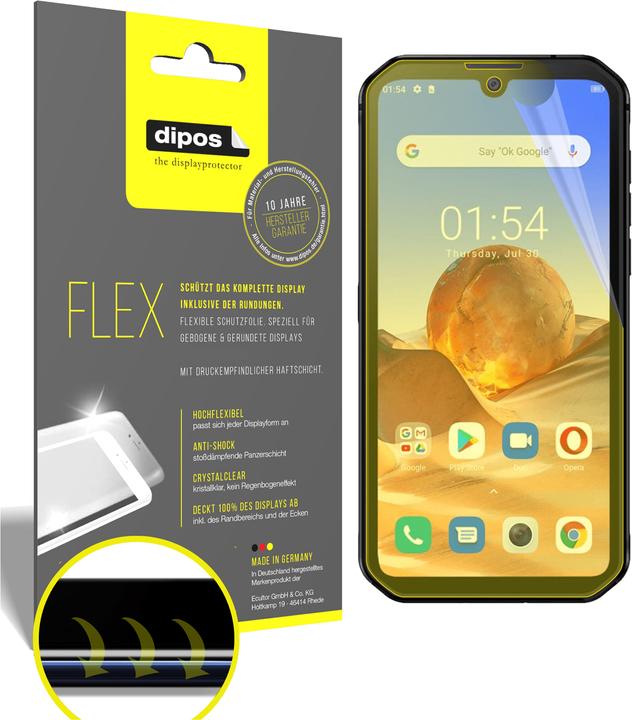 Immagine prodotto Dipos Pellicola Protettiva Full-Cover 3D (2 Pezzo/i, Blackview BV9900 Pro)