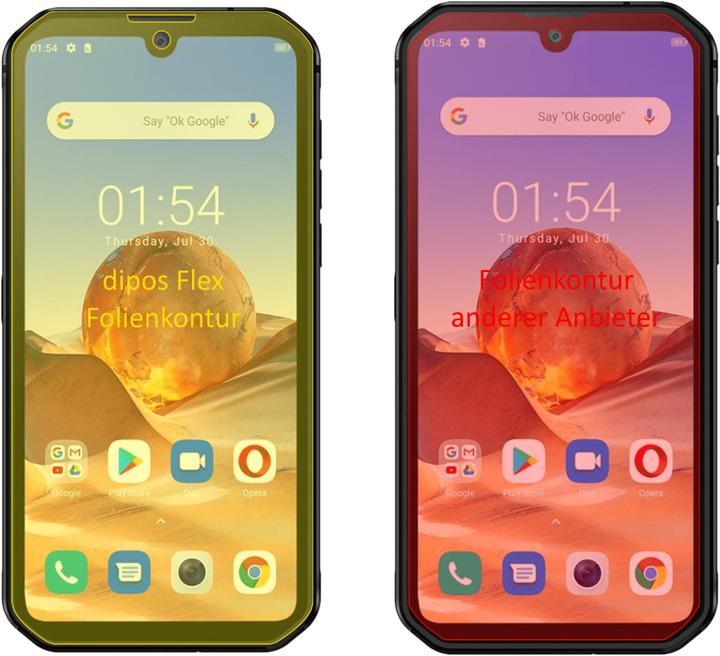 Immagine prodotto Dipos Pellicola Protettiva Full-Cover 3D (2 Pezzo/i, Blackview BV9900 Pro)