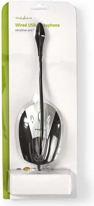 Image du produit Nedis Microphone à utiliser avec : Desktop/Notebook Wired USB-A Male On/Off Switch Sortie casque
