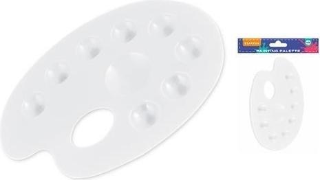 Immagine prodotto Starpak Tavolozza dei colori bianco 9 scomparti (9 x)