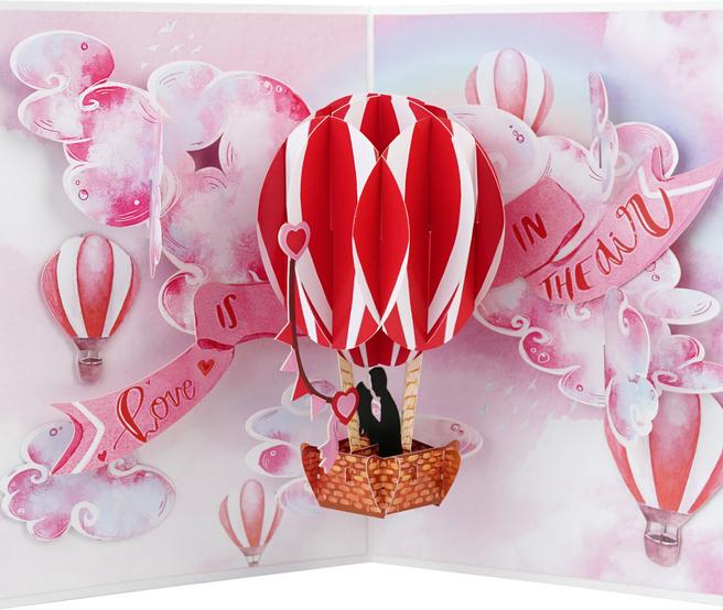Immagine prodotto MU Classic 3D Pop-Up Grusskarte - Love is in the air (1 pz.)