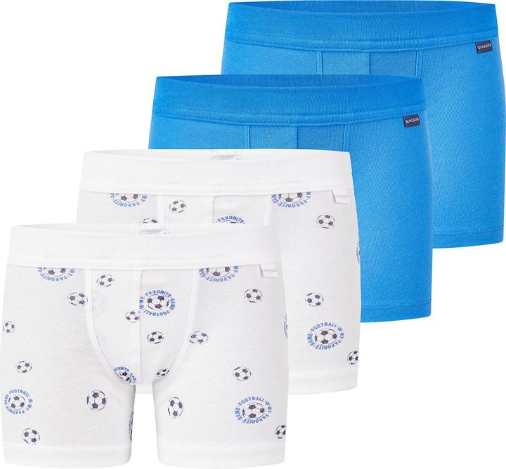 Schiesser 4er Pack Kids Boys Feinripp Organic Cotton Pants