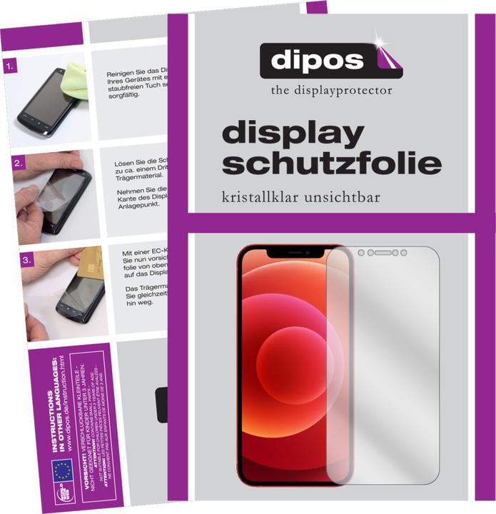 Actual product image Dipos Screen Protector Crystalclear (1 Piece, Apple iPhone 13 mini)
