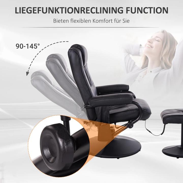 Produktbild Homcom Massagesessel mit Hocker