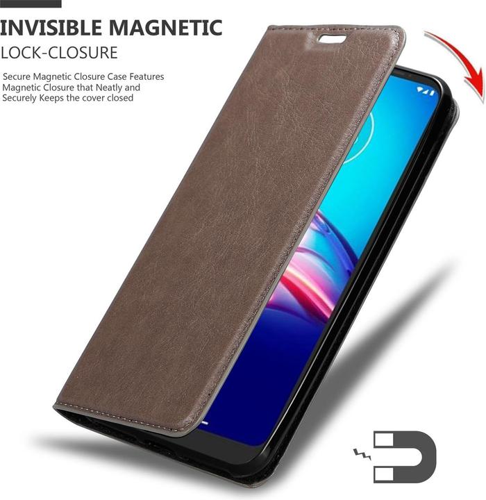 Immagine prodotto Cadorabo Copertina magnetica invisibile del libro (Motorola Moto E6s)