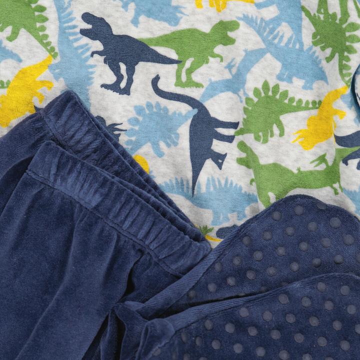 Produktbild La Redoute Collections Samt-Pyjama mit Füssen (116)