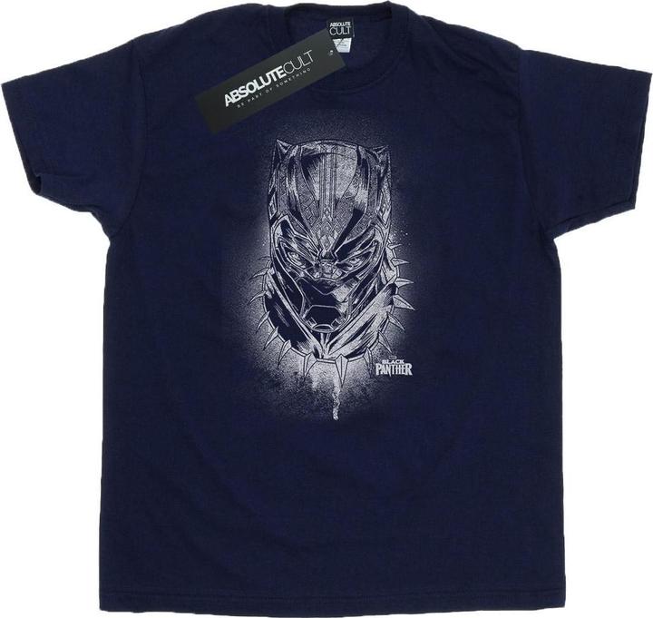 Black Panther Spray Headshot TShirt (XL)
