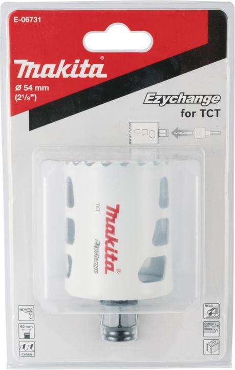Actual product image Makita EZYCHANGE TCT Hole Saw 54mm (54 millimetres)