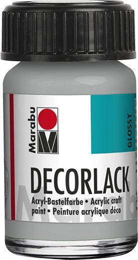Produktbild Marabu Acryllack "Decorlack", metallic-silber, 15 ml,im Glas (Metallic-silber, 15 ml)