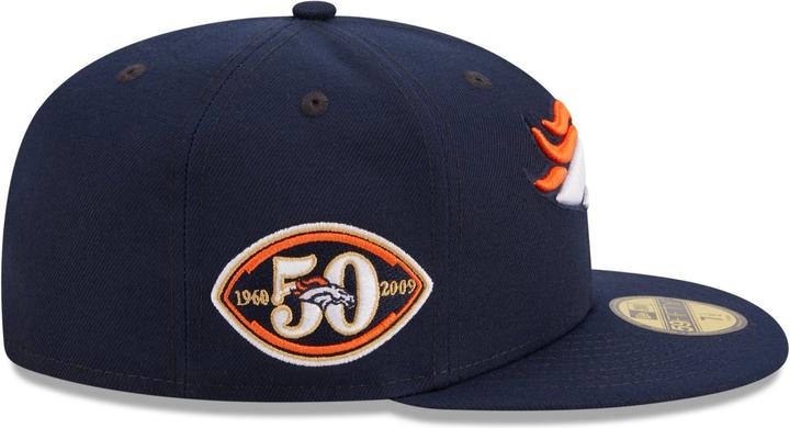 Actual product image New Era 59Fifty Fitted Cap -Denver Broncos 50 Seasons (7 1/4)