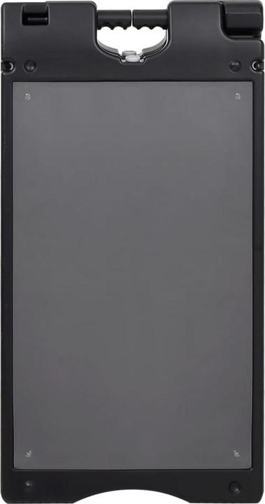 Produktbild VidaXL Kundenstopper Schwarz 45x7x84,5 cm HDPE