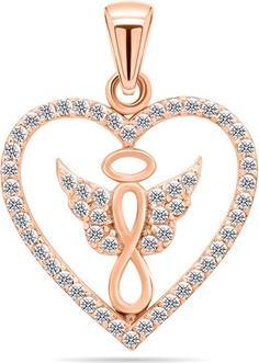 Produktbild Brilio Silver - Playful bronze pendant with zircons PT20R