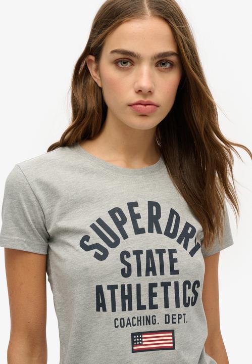 Actual product image Superdry Athletic Graphic Fitted Tee (14)