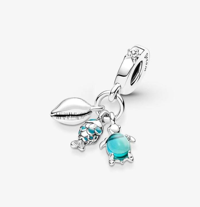 Image du produit Pandora Poisson Crapaud de mer Coquille (Argent 925, Émail)