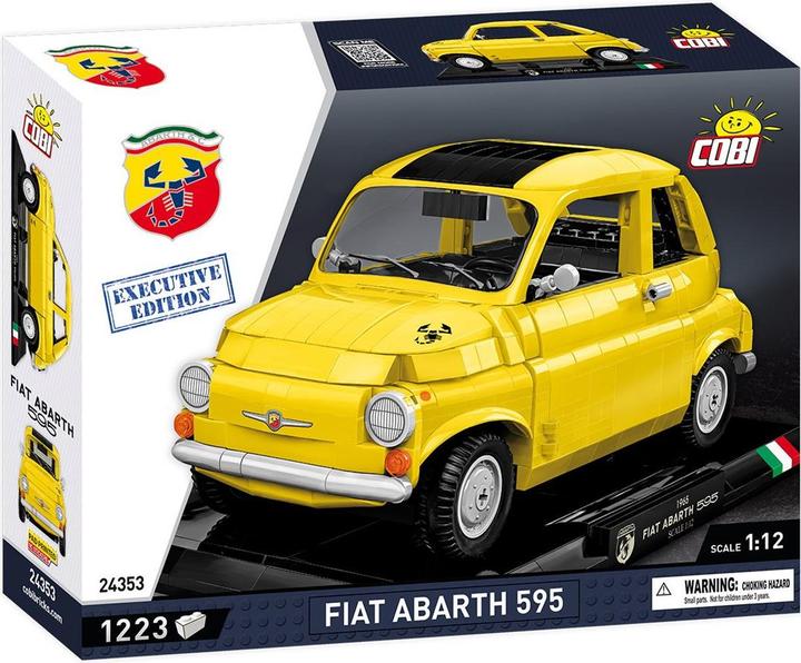 Actual product image Cobi 1965 Fiat 500 Abarth Executive Edition