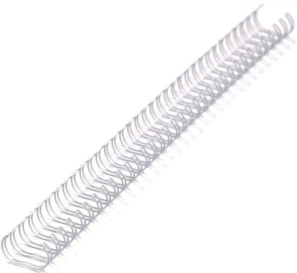 RECOsystems Drahtkamm, DIN A4, Teilung 2:1, 23 Ringe, Durchmesser 16,0 mm, weiss