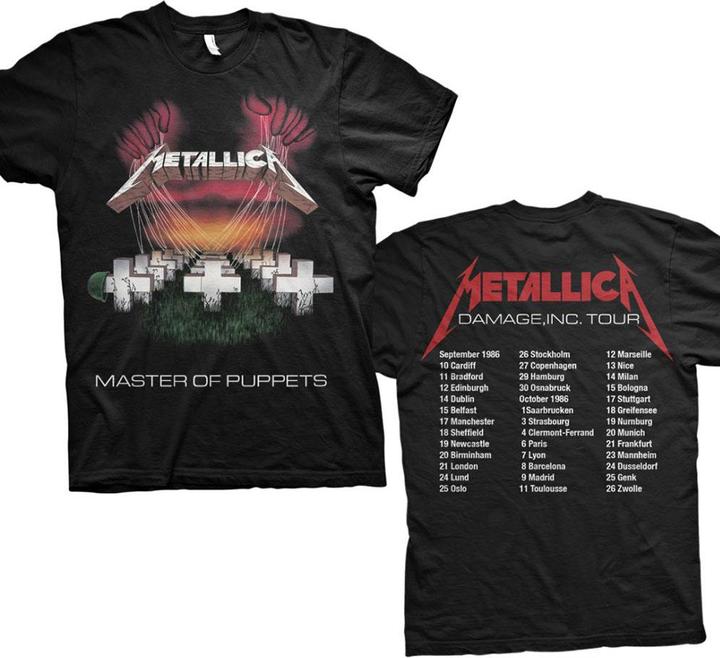 Metallica Mop European Tour 86