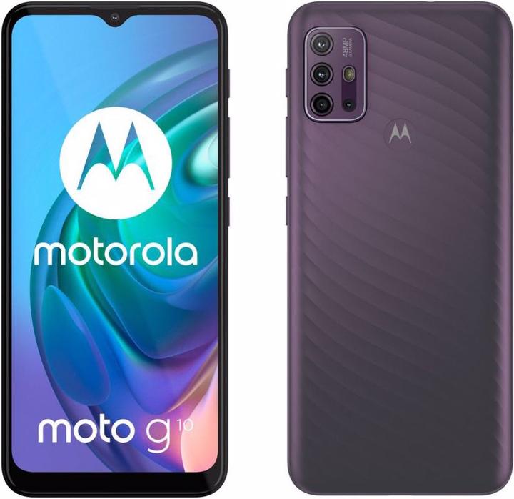 Produktbild Motorola Moto G10 (128 GB, Aurora Grey, 6.50", Dual SIM, 48 Mpx, 4G)