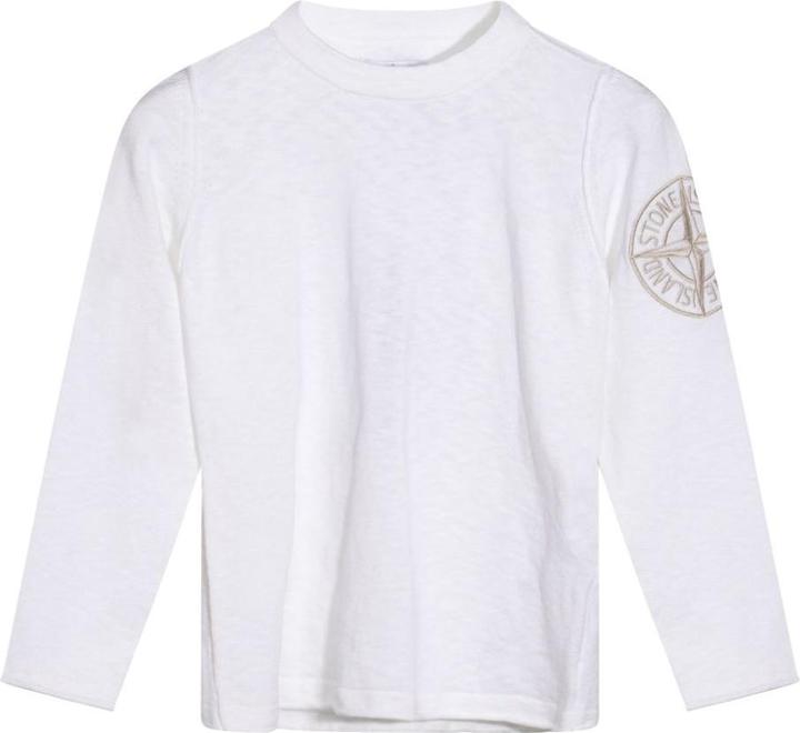 Actual product image Stone Island Kids Sweaters White