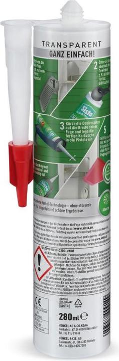 Actual product image Sista Outdoor sealing + repairing transparent (0.34 kg, Transparent, 280 ml)