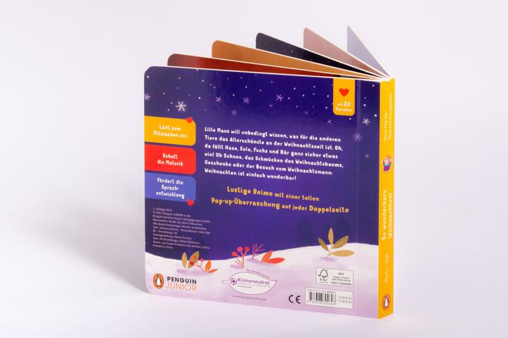 Produktbild So wunderbare Weihnachten! – Mein Pop-up-Überraschungsbuch (Deutsch, Johanna Moritz, Inka Vigh, 2023)