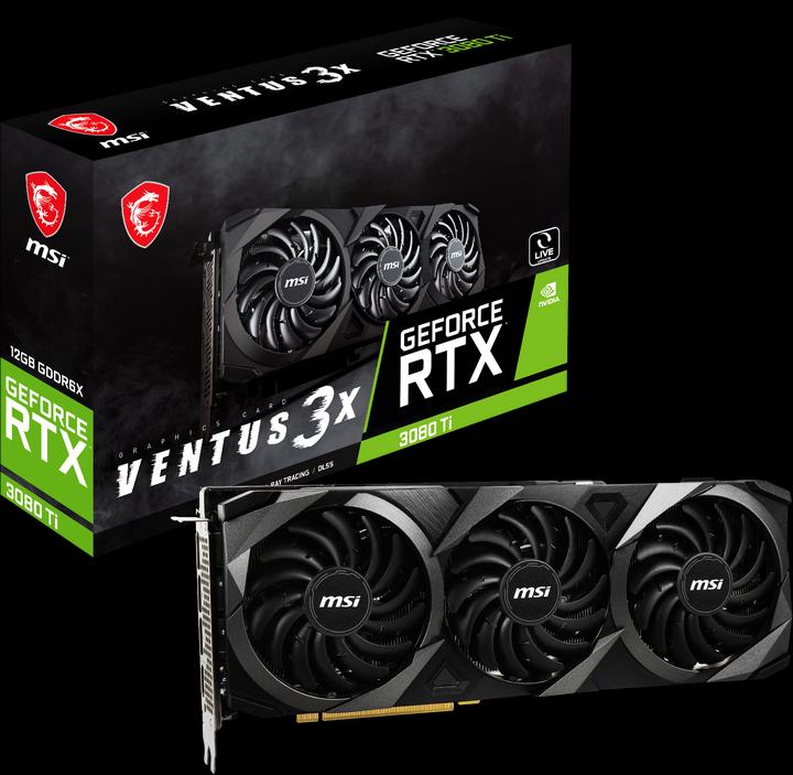 Actual product image MSI GeForce RTX 3080 Ti Ventus 3X 12G (12 GB)