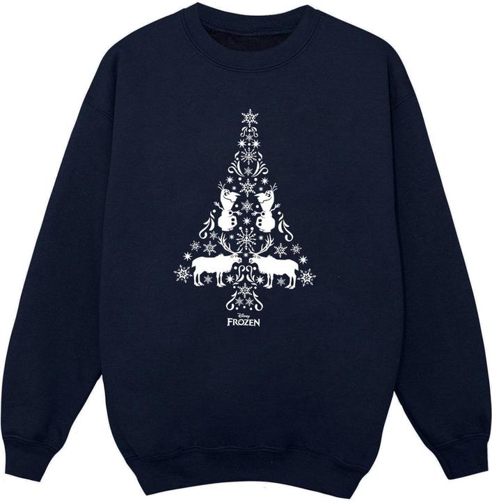Disney Frozen Christmas Tree Sweatshirt Jungen