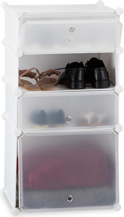 Immagine prodotto Relaxdays Scarpiera con 4 scomparti (49 x 36,5 x 91 cm)