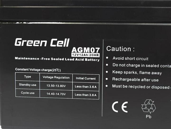 Immagine prodotto GreenCell AGM07 (12 V, 12 Ah)