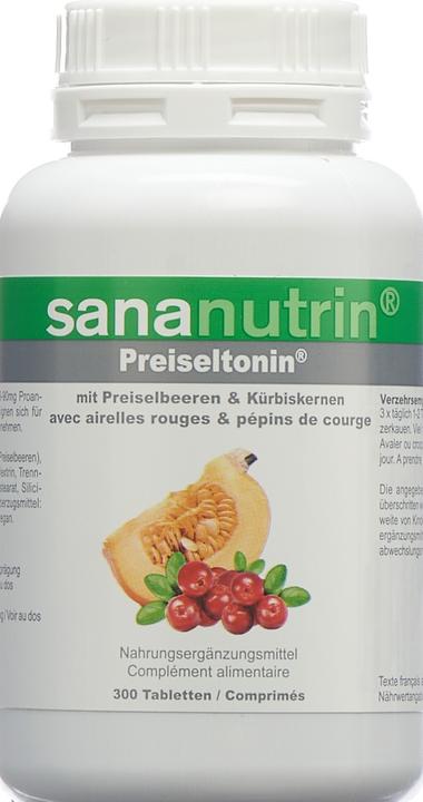 Image du produit Sananutrin Preiseltonin en comprimé (300 pièce(s), Cachets, 196 g)