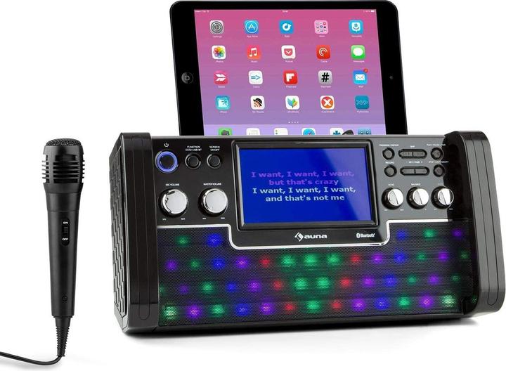 Produktbild Auna Karaoke Anlage Schwarz
