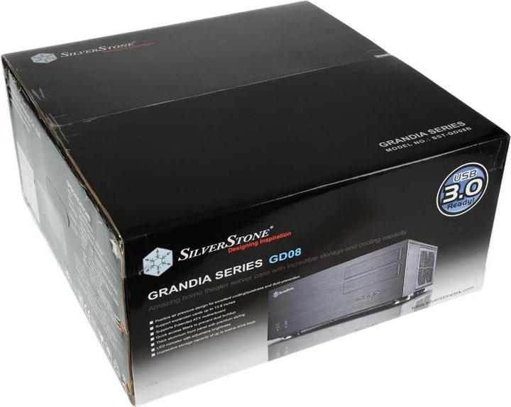 Actual product image Silverstone GD08 (mATX, ATX, SSI CEB, SSI EEB)