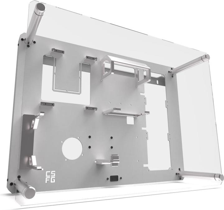 Image du produit Creative Solutions For Gamers CSFG Frostbite Boîtier mural - blanc, Micro-ITX (Micro-ITX)