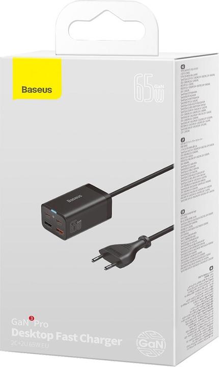 Actual product image Baseus Quick Charger GaN3 Pro (65 W)