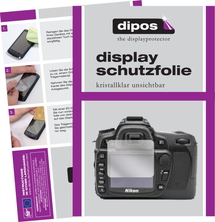 Produktbild Dipos Displayschutzfolie Crystalclear (Displayschutz, Nikon D80)