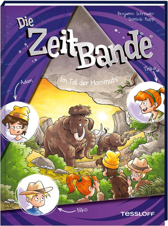 Produktbild Tessloff Die ZeitBande. Band 4. Im Tal der Mammuts (Deutsch, Dominik Rupp, Benjamin Schreuder, 2025)
