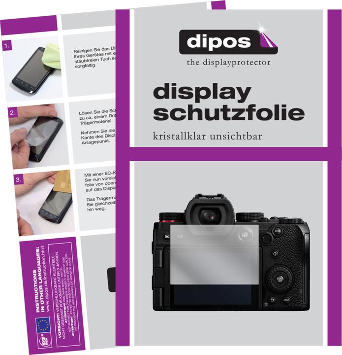 Produktbild Dipos Displayschutzfolie Crystalclear (Displayschutz, Lumix DC-S5)