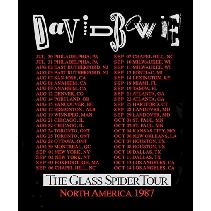 Produktbild David Bowie Glass Spider Tour TShirt (S)