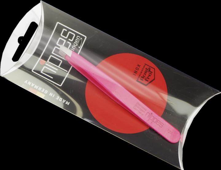 Image du produit Nippes Pincette cosmétique oblique, inoxydable, Pink 727
