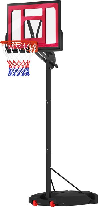 Actual product image Aiyaplay Kinder Basketballkorb Kunststoff, Stahl Rot