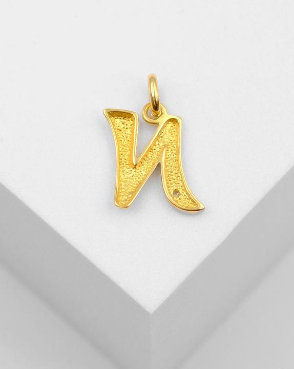 Image du produit Muau Lettre (750/18 K Or jaune)