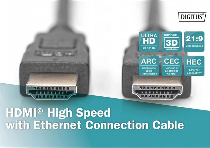 Image du produit Digitus HDMI (Typ A) — HDMI (Typ A) (3 m, HDMI)