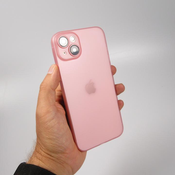 Actual product image PhoneLook Cover plastic ultra thin semi-transparent matt (Apple iPhone 15)