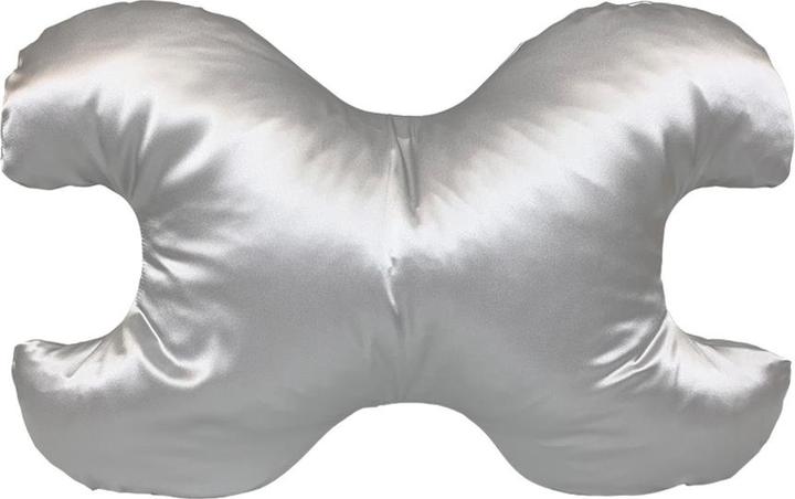Save My Face Le Grand Large Pillow w. 100% Silk Cover Silver