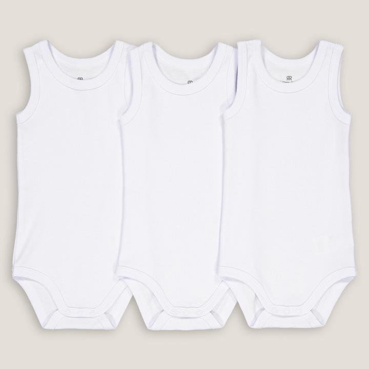 La Redoute Collections 3er-Pack Bodys aus Bio-Baumwolle