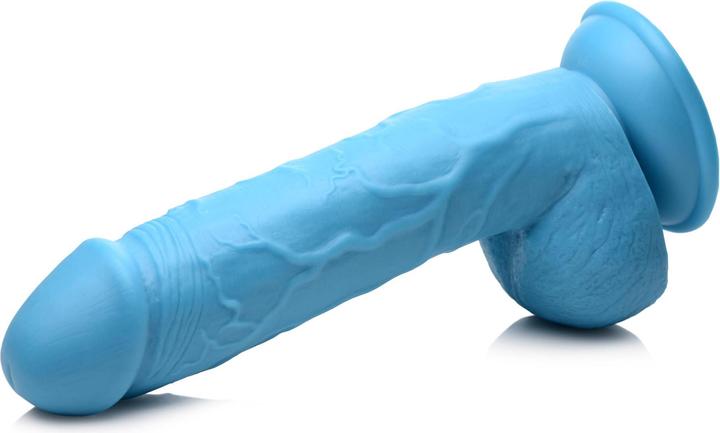 Image du produit Pop Peckers Poppin Dildo 20 cm - Blue