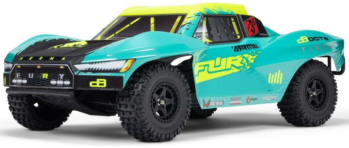 Arrma Short Course Truck Fury 223S DSC 2WD Grün (RTR Prêt à fonctionner)