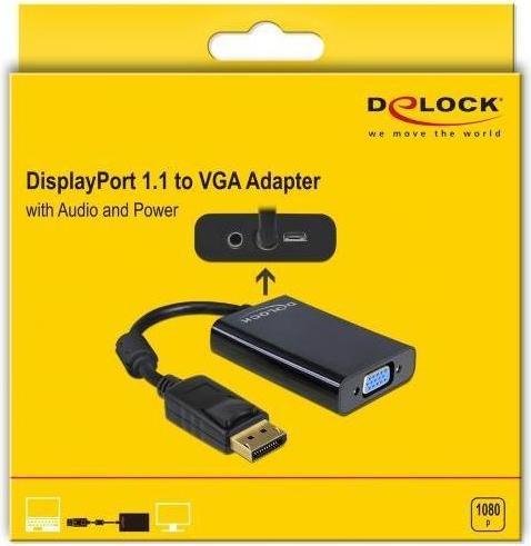 Produktbild Delock DP zu (VGA, 12 cm)